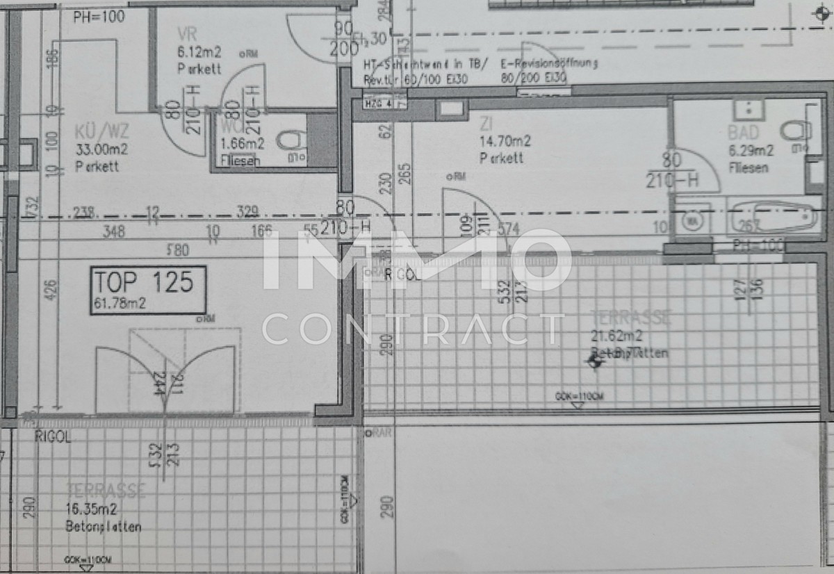 Terrassentraum am Biberhaufenweg; 2 Zimmer; 2 Terrassen mit insgesamt 38m /  / 1220 Wien / Bild 4