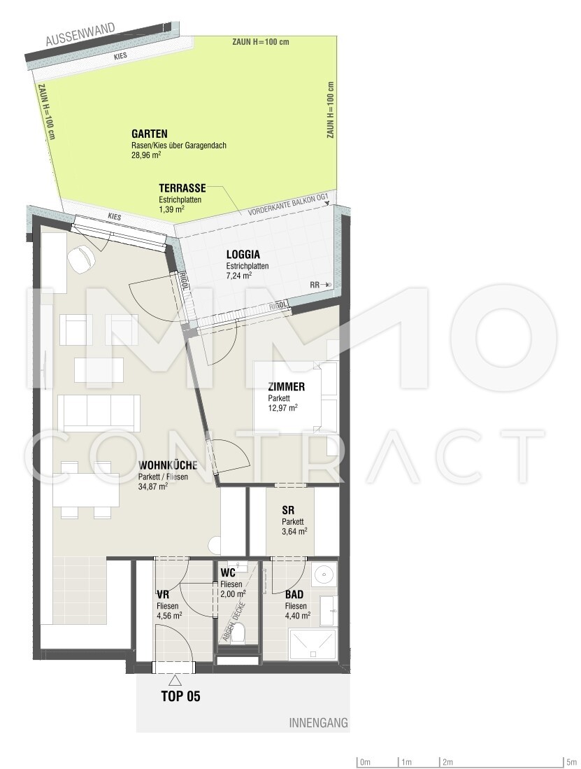 Erstbezug: Garten - Ruhe - Luft + inklusive Garagenstellplatz /  / 2122 Ulrichskirchen / Bild 2