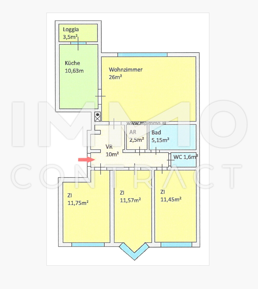 Top gepflegte, neuwertige und sehr ruhige Balkonwohnung in Hetzendorf /  / 1120 Wien Hetzendorf / Bild 9