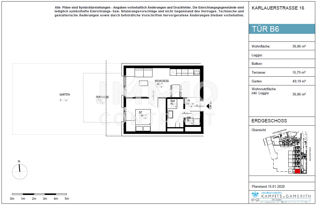 CITY SUITES GRAZ:  Single-Hit mit gro�er Terrasse und EIGENGARTEN in zentraler Lage - Karlauerstra�e 16 - Top B06 /  / 8020&nbsp;Graz / Bild 9