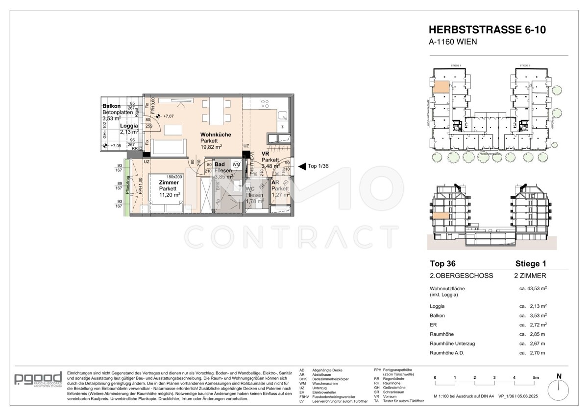 2 Zimmer! ERSTBEZUG NEUBAU! Smarter Grundriss! /  / 1160 Wien / Bild 7