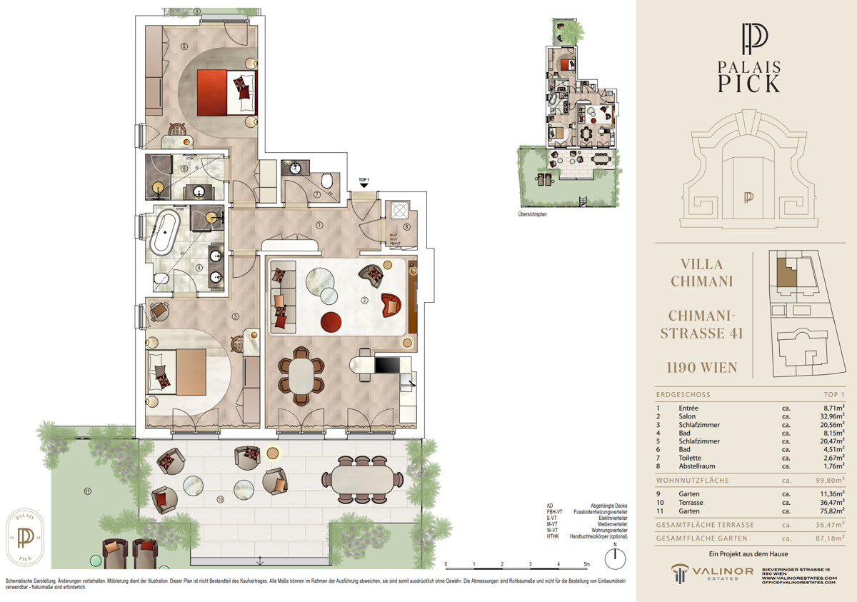 Palais & Villa - Ein Wohnjuwel der Extraklasse: Wo architektonisches Erbe auf modernen Luxus trifft /  / 1190 Wien / Bild 1
