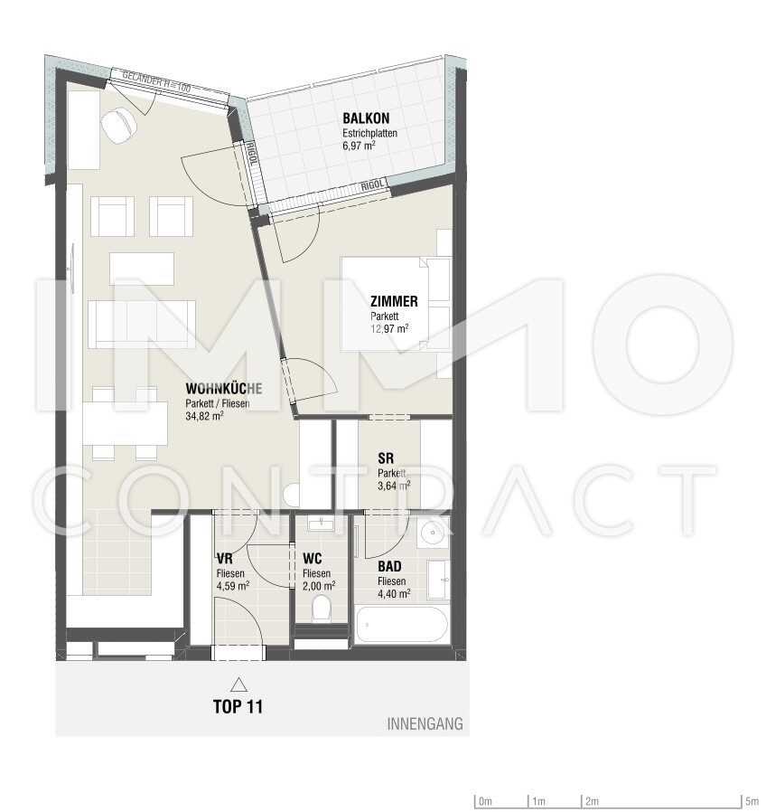 Erstbezug: Ab in die eigenen 4 Wnde + inklusive Garagenstellplatz /  / 2122 Ulrichskirchen / Bild 2