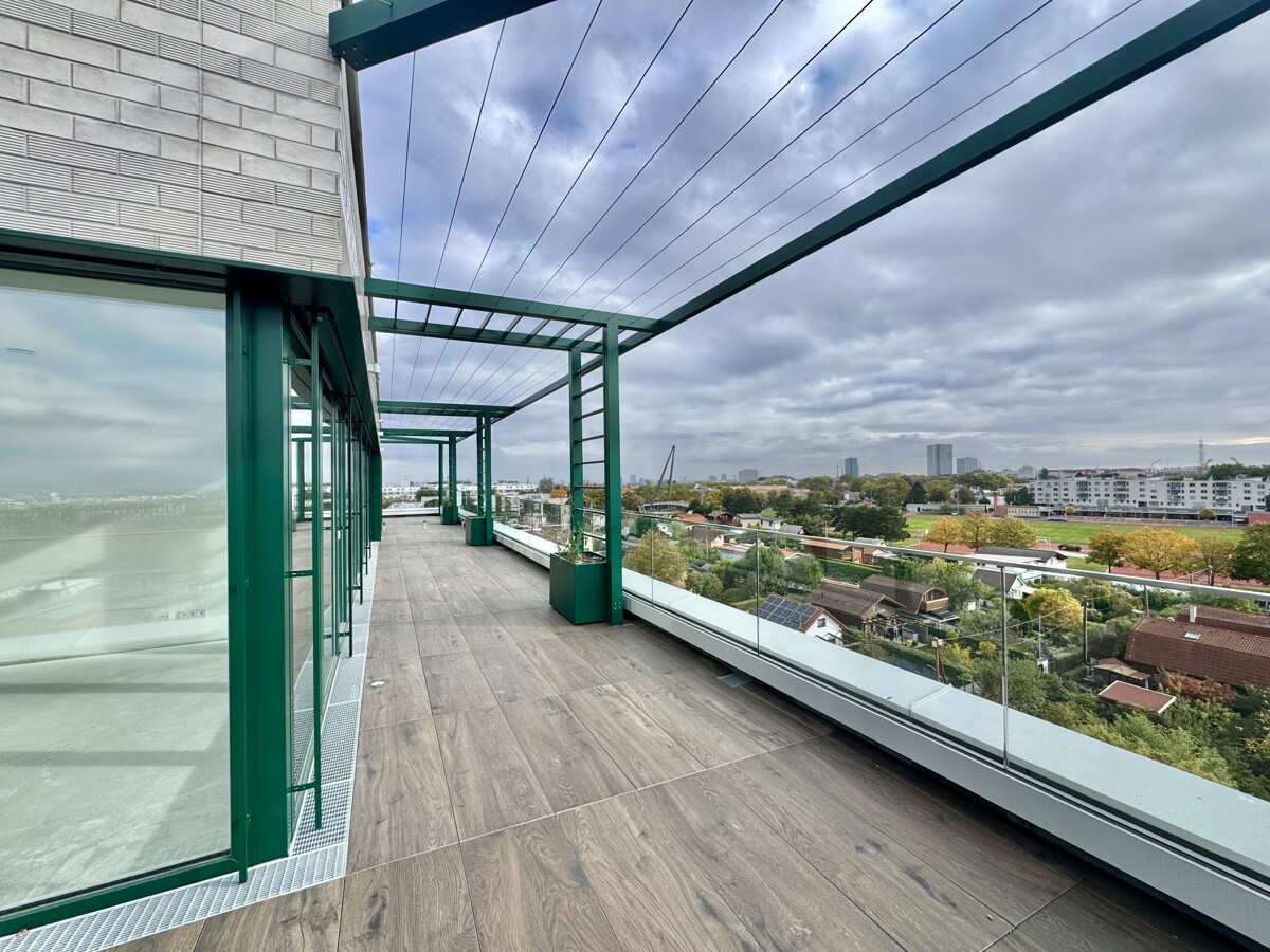 Exklusives Penthouse mit 90m2 Panoramaterrasse: Provisionsfrei - Wohnung + Bro mit luxuriser Ausstattung /  / 1100 Wien, Favoriten / Bild 2
