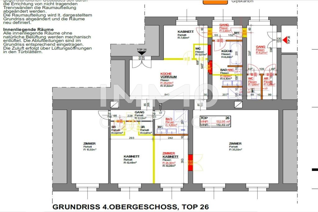 RARITT - 4-Zimmer-Wohnung zwischen Spiegelgasse und Dorotheergasse /  / 1010 Wien / Bild 3