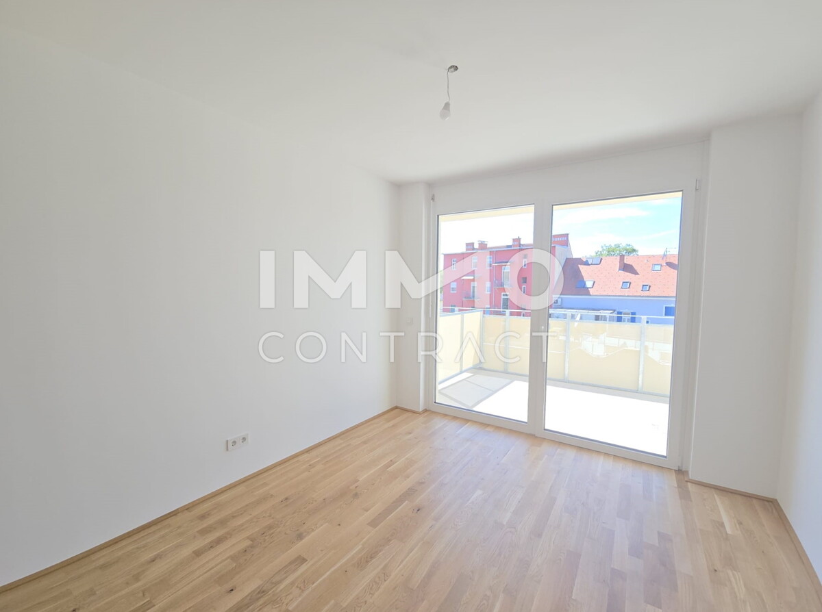 Erstbezug ab 01.10.2025: gefrderte 2 Zimmer Wohnung mit groem Balkon in ruhiger und zentraler Lage - Puchstrae 34 - Top 06 /  / 8020 Graz / Bild 3