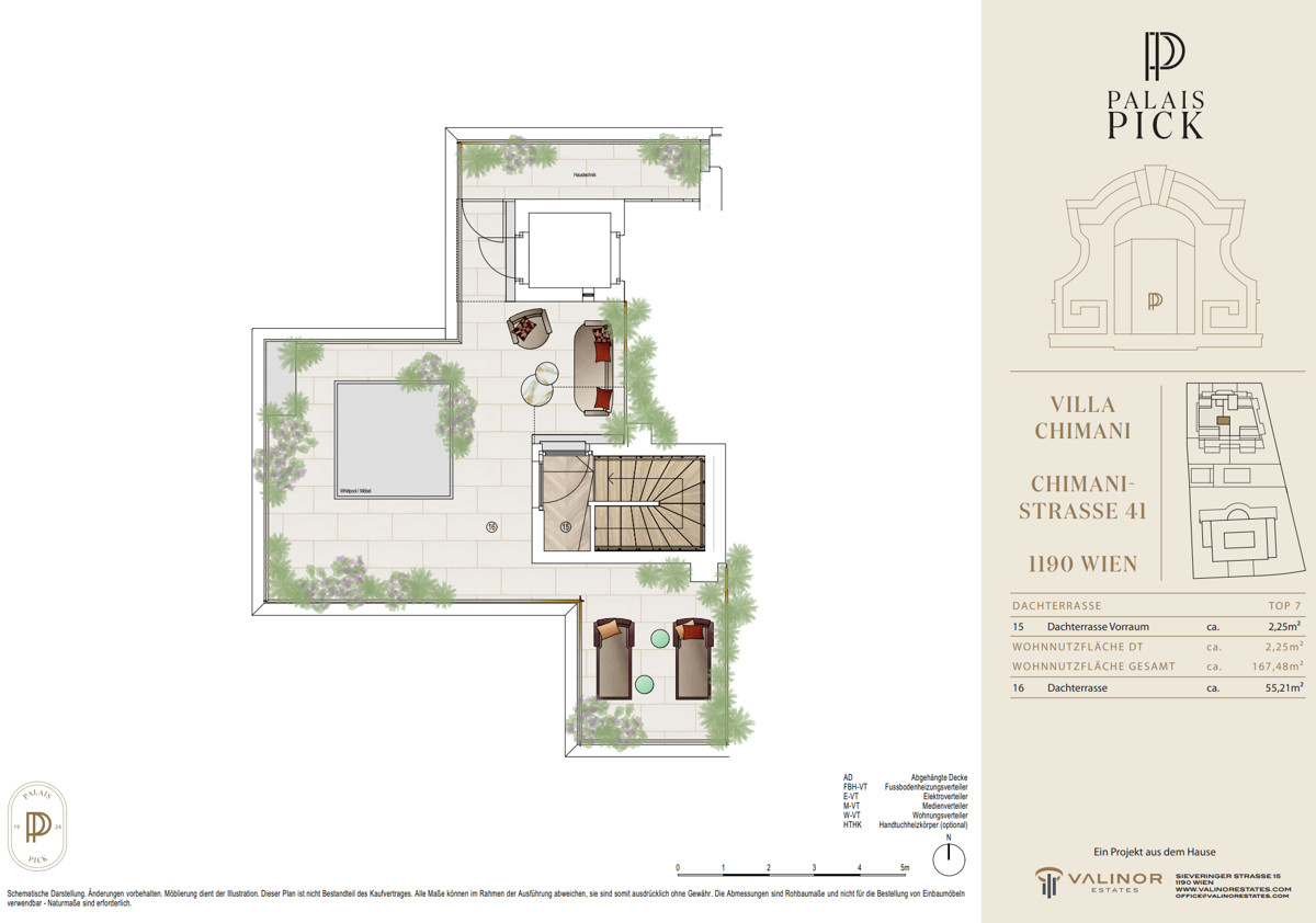 Penthouse - Palais & Villa - Ein Wohnjuwel der Extraklasse! 100m2 Terrasse /  / 1190 Wien / Bild 8