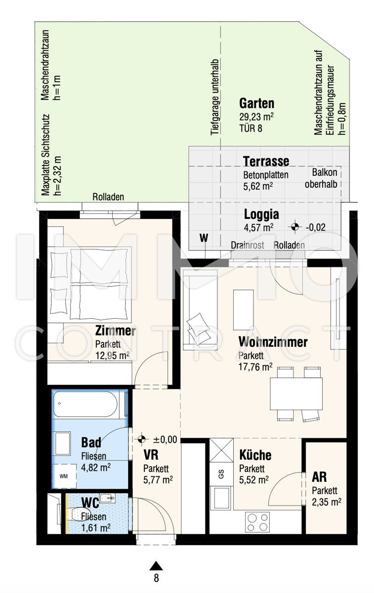 Entzckende Gartenwohnung! Provisionsfrei! /  / 2326 Lanzendorf / Bild 2