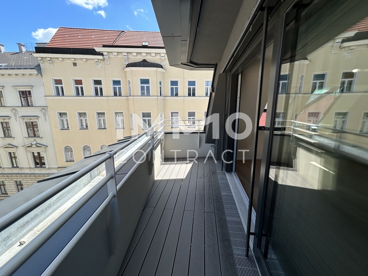 Lichtdurchflutete 2-Zimmer-Dachwohnung mit sonniger Loggia-ERSTBEZUG /  / 1040 Wien / Bild 9
