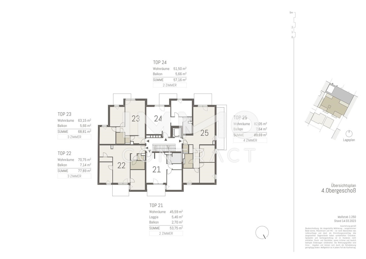 ANLAGEWOHNUNG - Die FLEXIBLE  3 Zimmer mit Balkon - ERSTBEZUG  DONAUSTADT - U2 /  / 1220 Wien / Donaustadt / Bild 4