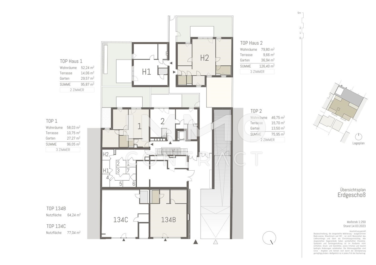 ANLAGEWOHNUNG - ERSTBEZUG 2 Zimmer - TERRASSE 
Dachgeschoss mit Weitblick /  / 1220 Wien / Donaustadt / Bild 2