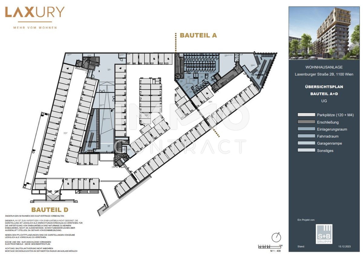 PROVISIONSFREI: Townhouse - Hauptbahnhof, Grundriss zum Trumen - auf 2 Ebenen mit viel Freiflche /  / 1100 Wien / Bild 6