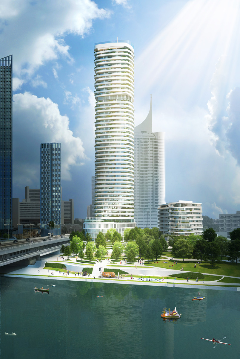 DANUBEFLATS: Penthouse im hchsten Wohnturm sterreichs mit Ausblick wohin das Auge reicht - NEW /  / 1220 Wien / Bild 7