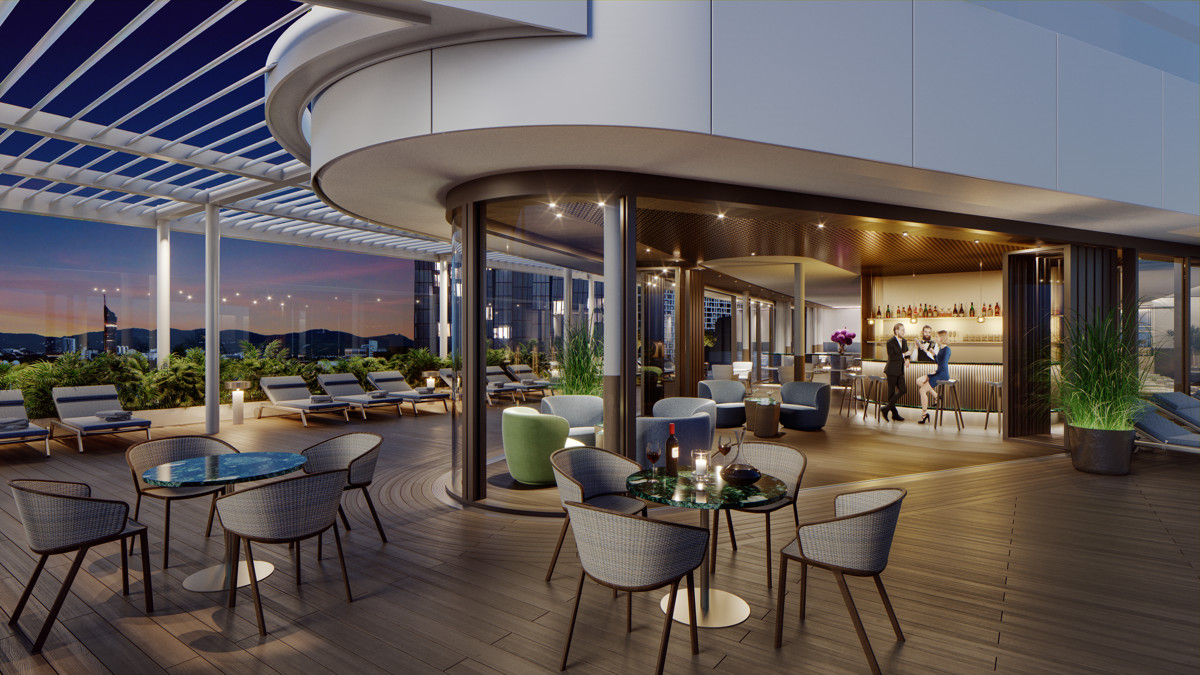 Luxuriser Lifestyle! Genieen Sie Ihren Sundowner am Pool oder in Ihrer Traumwohnung /  / 1220 Wien / Bild 4