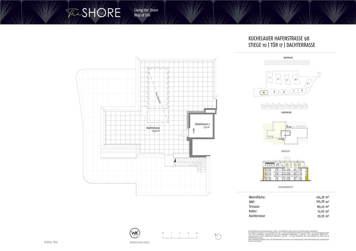 Luxus am Wasser - Penthouse zum Spitzenpreis mit 182m2 Terrasse - Ganz oben /  / 1190 Wien, Dbling / Wien 19., Dbl / Bild 6
