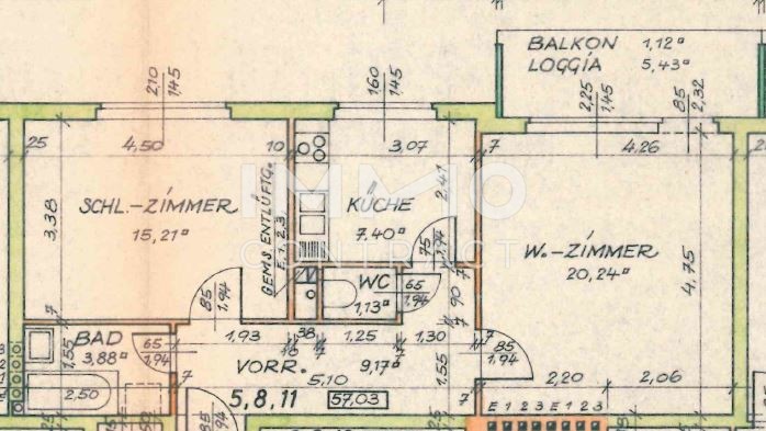 Sehr gut geschnittene Zweizimmer-Wohnung  mit Balkon - Zentrale, ruhige Lage /  / 7423 Pinkafeld / Bild 9