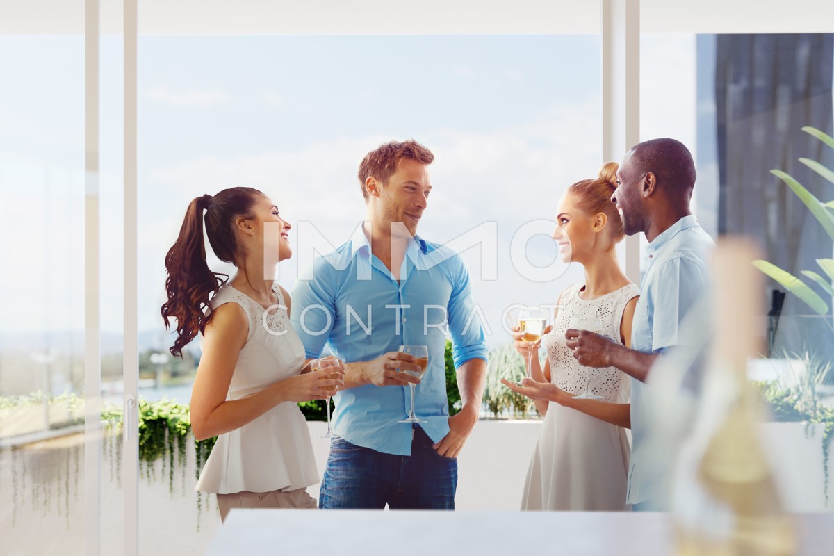 Traum-Apartment mit Rundumblick und 86 qm Balkon . Gym, Sauna, Pool, Bar, Restaurant & Lounges /  / 1220 Wien / Bild 8