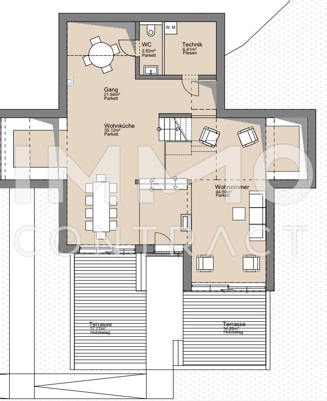 Ausblick - Ruhe - Natur - Design - Stil: Lichtdurchflutetes Architektenhaus mit Bestausstattung /  / 2371 Hinterbrhl / Bild 5