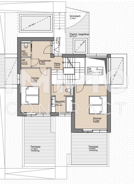 Ausblick - Ruhe - Natur - Design - Stil: Lichtdurchflutetes Architektenhaus mit Bestausstattung /  / 2371 Hinterbrhl / Bild 6