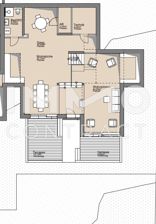 Architektonisches Meisterwerk im Grnen ? Wohnen mit Stil und Weitblick in Hinterbrhl /  / 2371 Hinterbrhl / Bild 5