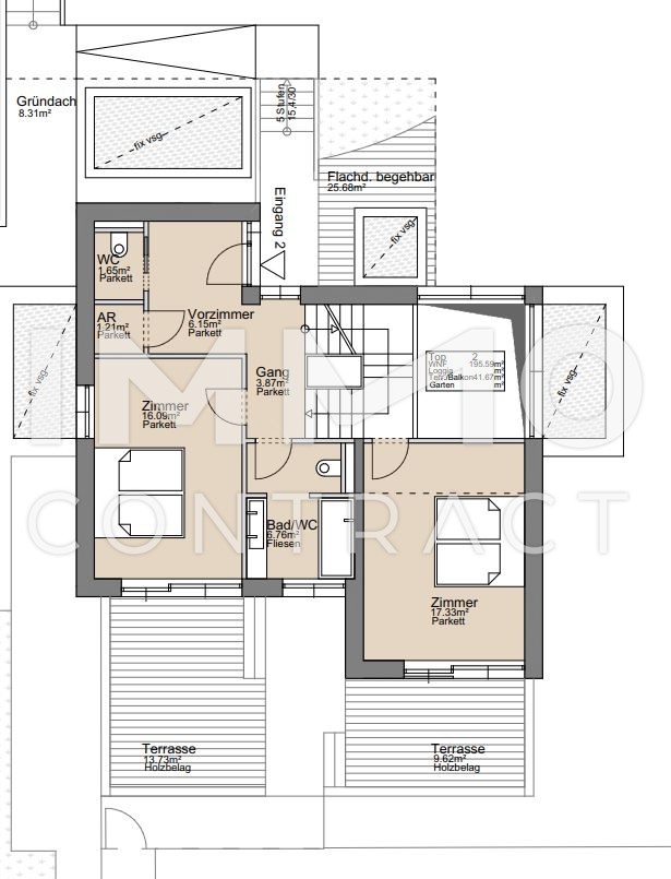 Architektonisches Meisterwerk im Grnen ? Wohnen mit Stil und Weitblick in Hinterbrhl /  / 2371 Hinterbrhl / Bild 6