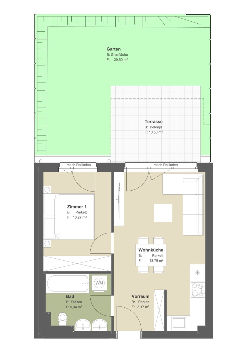 Provisionsfrei! Einzigartige Generationenwohnung! Neues Konzept fr individuelle Wohnwnsche /  / 1220 Wien / Bild 4