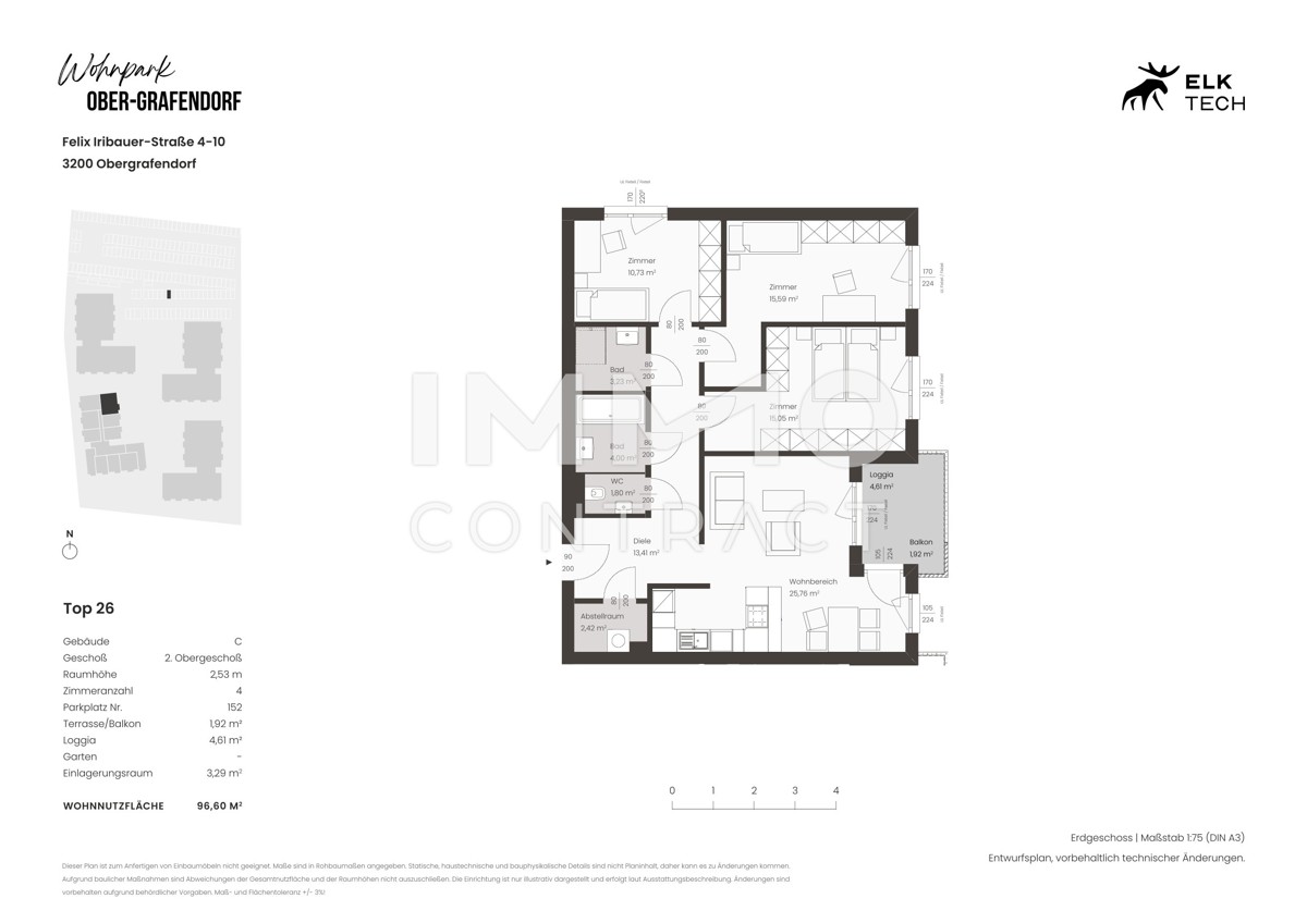 Perfekte 4 Zimmer Wohnung! /  / 3100 St.Plten / Bild 6