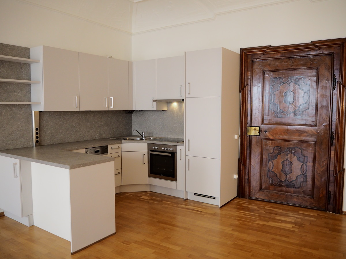 Elegante Loft-Wohnung mit Stuckdecken & Intarsientren /  / 4600 Wels / Bild 1