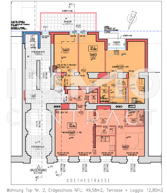 Wohlfhloase mit Weitblick ? 3-Zimmer-Wohnung mit groem Balkon /  / 4020 Linz / Bild 1