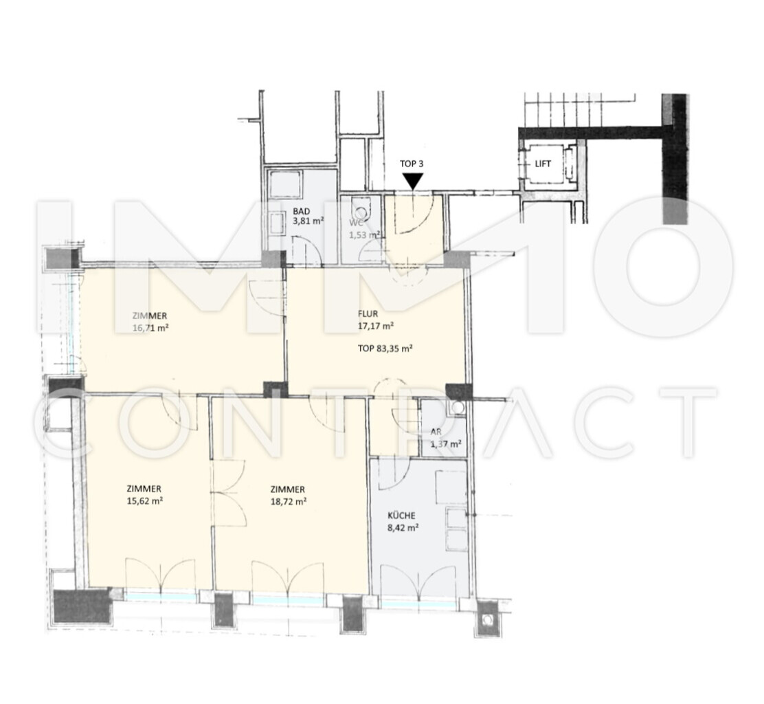 OPERNRINGHOF 3 Zimmer Wohnung/Büro  I 3 Room Apartment opposite Opera /  / 1010 Wien, Innere Stadt / Bild 2