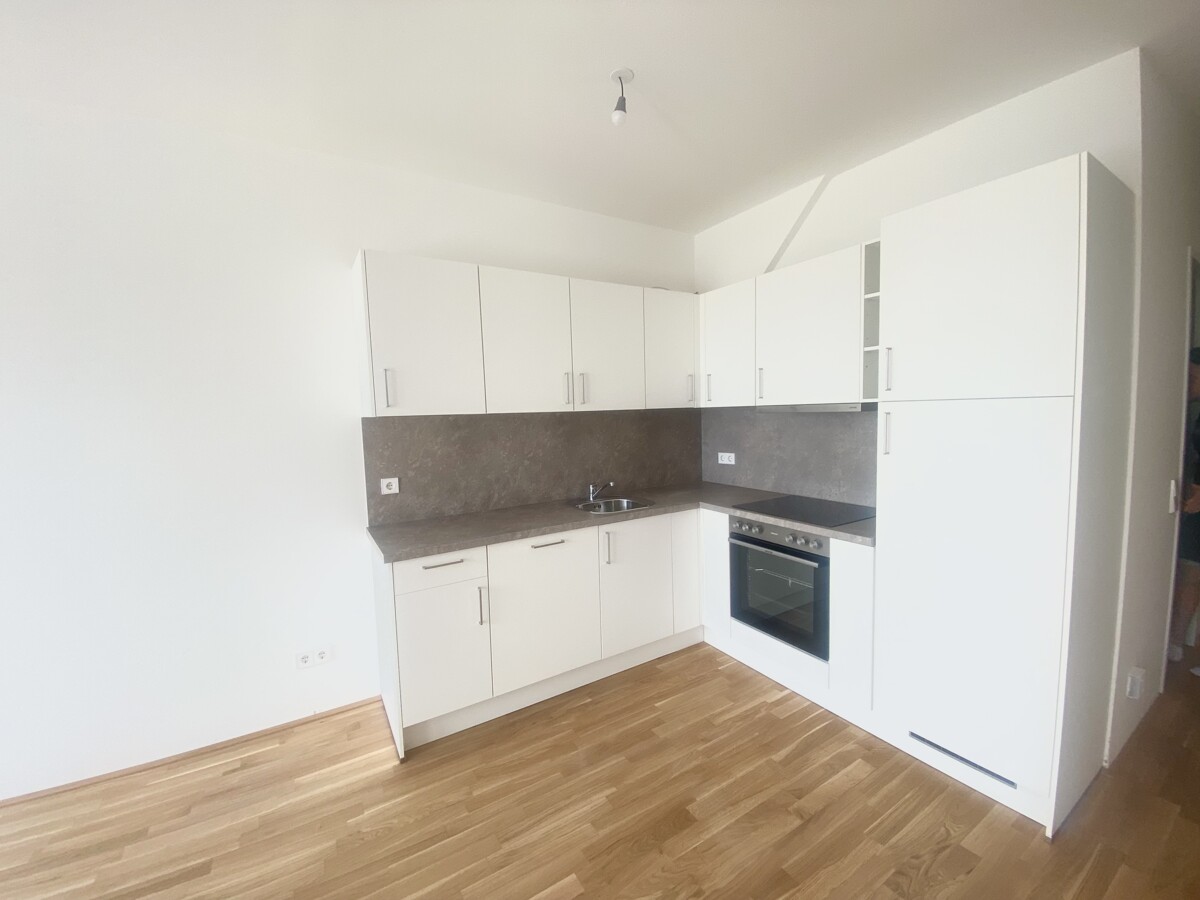 U3  ERSTBEZUG Top Anlage Dachwohnung 2 Zimmer + Terrasse =DAS LAURENZ= 1 bedroom apartment+terrace /  / 1110 Wien / Bild 3