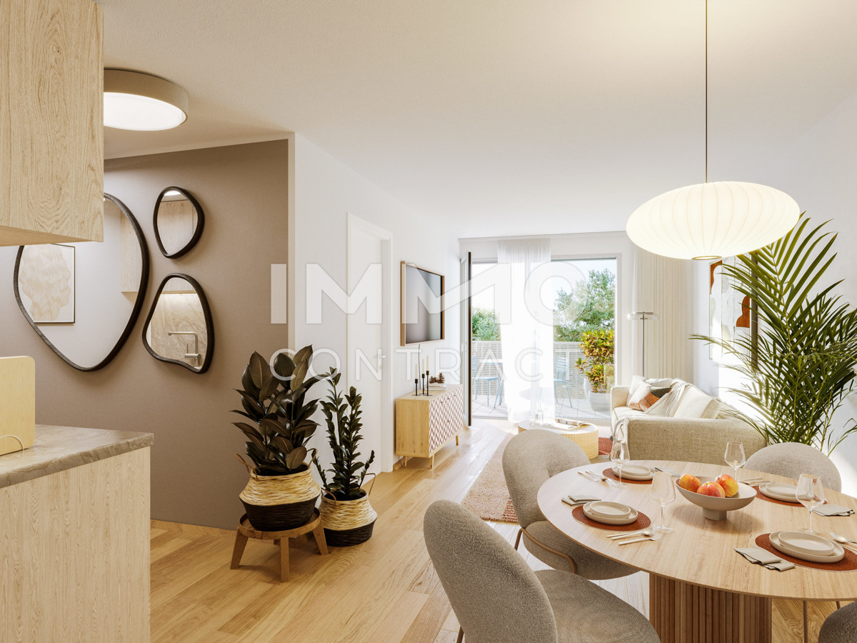 U3 ! Inklusive Küche 2 Zimmer Wohnung+Loggia =DAS LAURENZ= Erstbezug - 1 Bedroom+ Loggia / / 1110 Wien / Bild 8