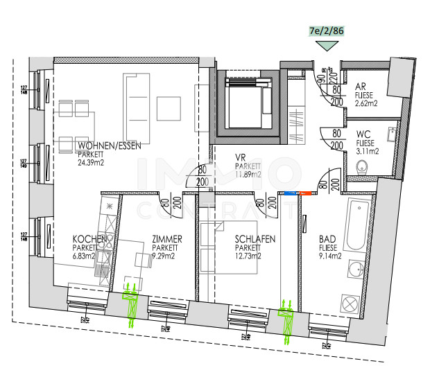 Ideale  3 Zimmer  Wohnung  in der Zollamtstrae 7  zu vermieten /  / 4020 Linz / Bild 1