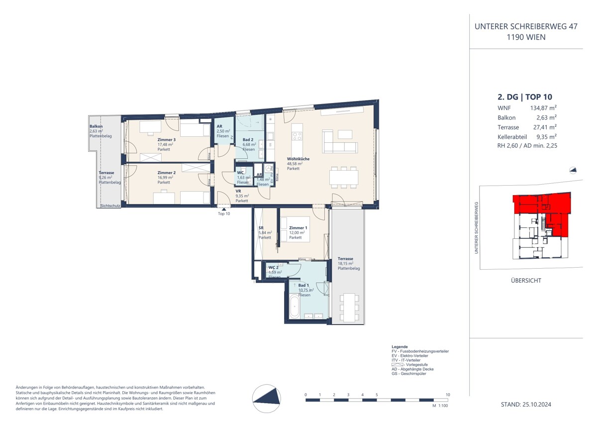 ERSTBEZUG! Traumhafte DG-Wohnung mit hochwertiger Ausstattung! / / 1190 Wien / Bild 7