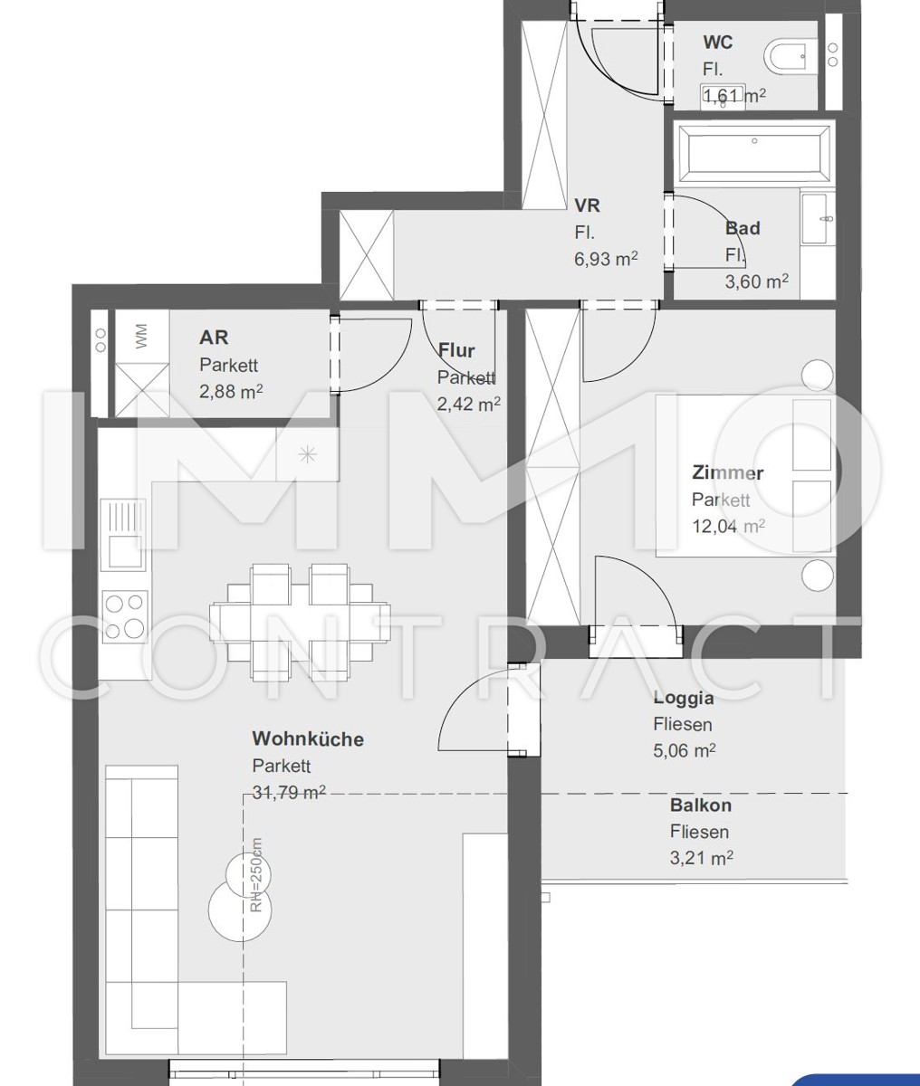 Provisionsfreies Zuhause mit Wrmepumpe, Balkon und viel Licht durch sdwestliche Ausrichtung /  / 2620 Neunkirchen / Bild 1