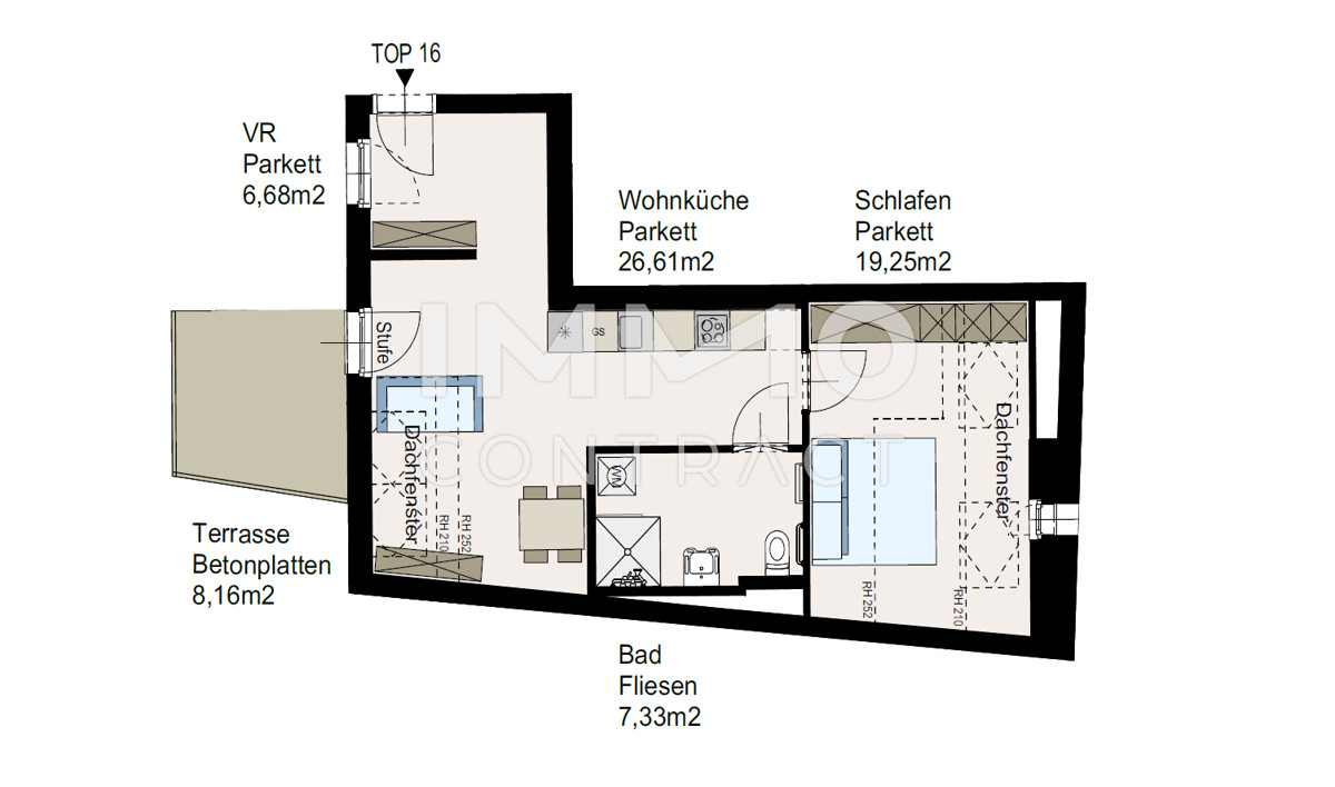 NUR AB DEM 60. LEBENSJAHR! Seniorenwohnung mit Terrasse /  / 1100 Wien / Wien 10., Favoriten / Bild 6