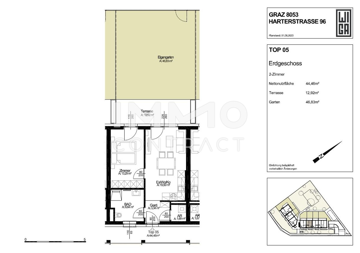 2 Zimmer GARTENWOHNUNG - Harter Strae 96 - Top 05 /  / 8053 Graz / Bild 9