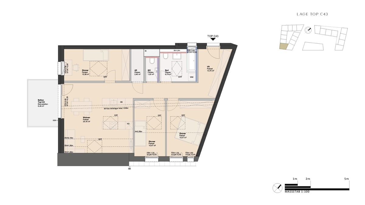 Urbane Lebensqualitt in grner Oase - 4-Zimmer Wohnung provisionsfrei! /  / 4030 Linz / Bild 2