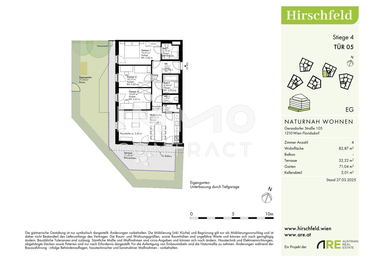 Gartenwohnung in Grnruhelage /  / 1210 Wien / Bild 9
