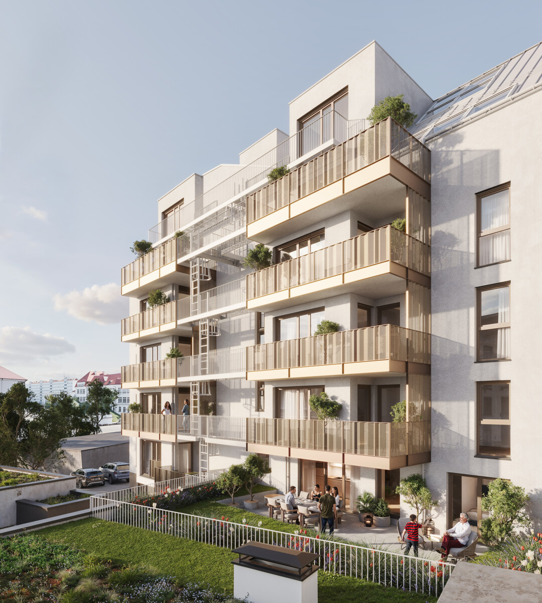 Zeitgemes Wohnen: 2-Zimmer-Neubau mit Freiflche - Traum Anlage ERSTBEZUG /  / 1220 Wien / Bild 5