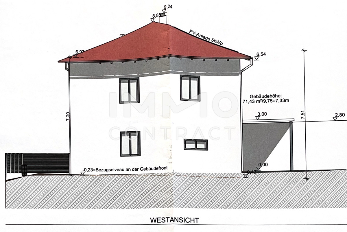 EXKLUSIVER ROHBAU
- 39 Bahnminuten vor Wien - Besichtigungsmglichkeit 25.6. nach Voranmeldung /  / 3701 Groweikersdorf / Bild 4