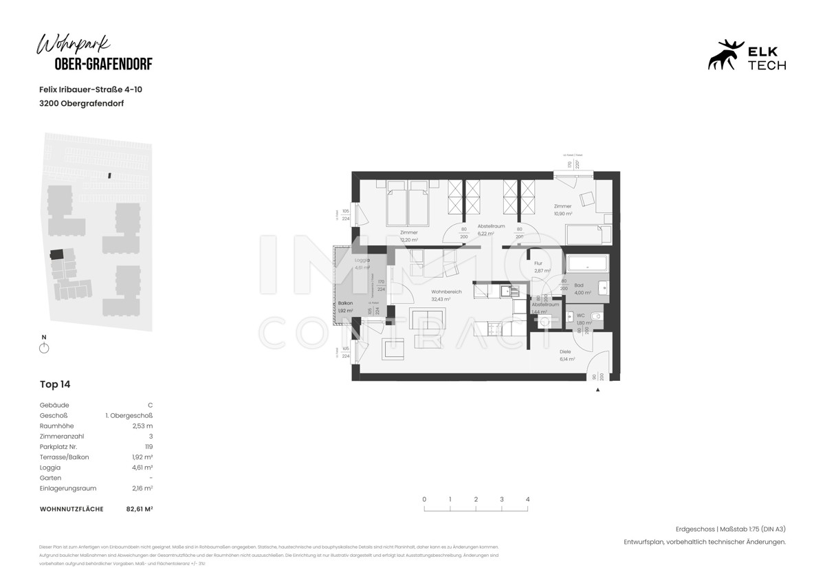 3 Zimmer Neubau mit Aussicht! /  / 3200 Ober-Grafendorf / Bild 6