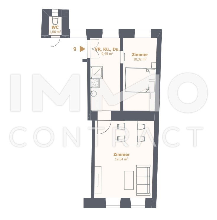Anleger aufgepasst - vermietete Wohnung /  / 1120 Wien / Bild 1