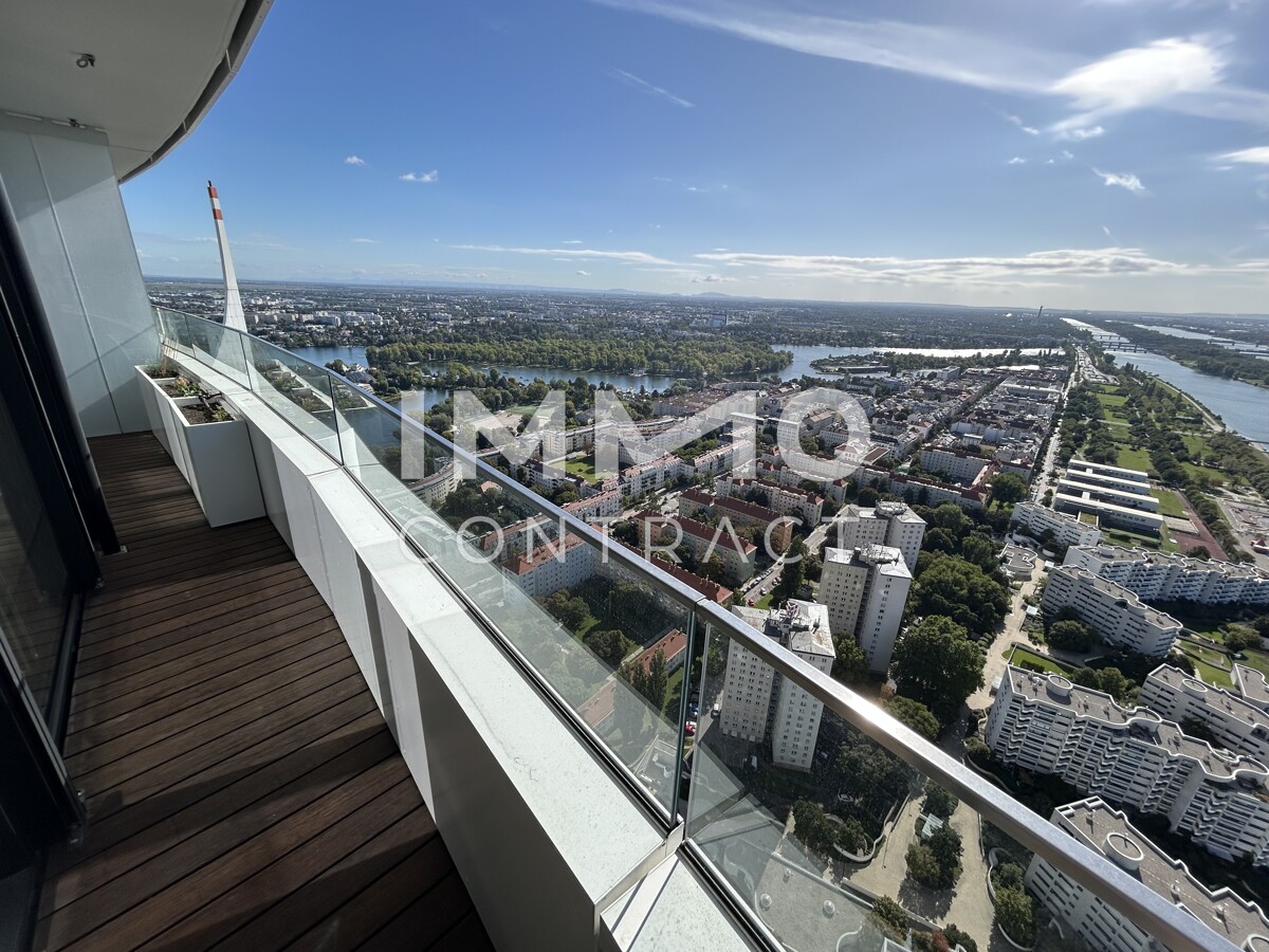Mbliertes Apartment im 42. Stock mit Weitblick auf die Donau! Pool, Spa und Fitness inklusive! /  / 1220 Wien / Bild 4