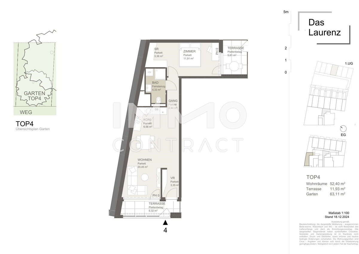 ERSTBEZUG 2 Zimmer Wohnung mit Terrasse und Garten - Ordination /  / 1110 Wien / Bild 1