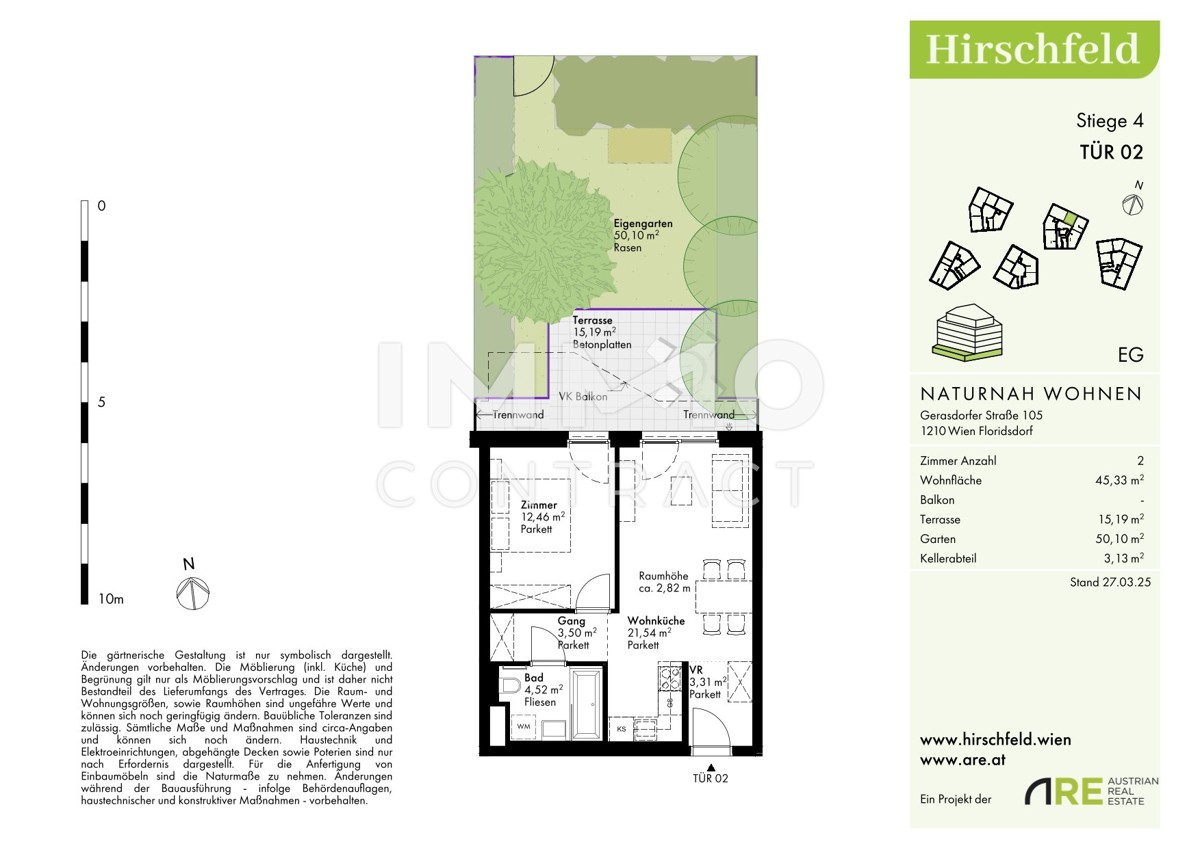 Preis nur jetzt! 50m2 Garten - Erstbezug und provisionsfrei: Gerasdorfer Strae /  / 1210 Wien / Bild 1