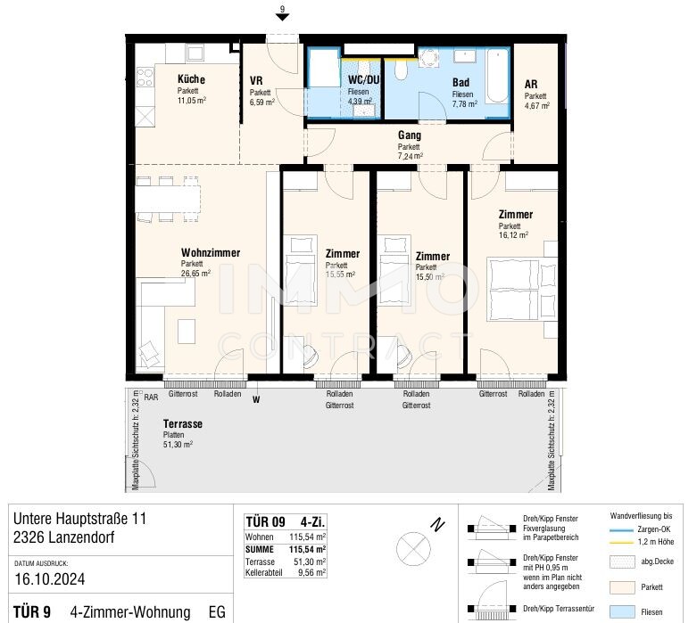 Neubau 4 Zimmer Wohnung /  / 2326 Lanzendorf / Bild 6
