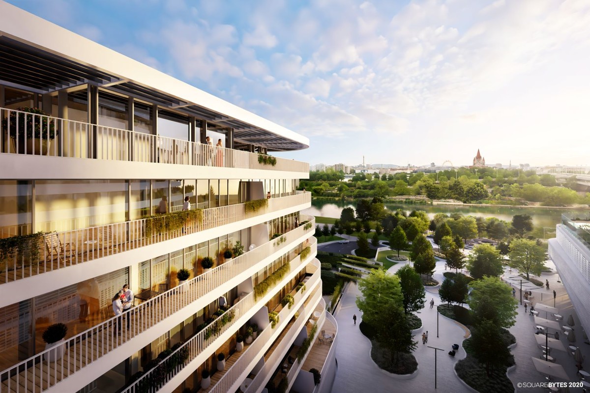 180m Dachterrasse! Luxus DG-Wohnung mit direktem Blick auf die Innenstadt und die Donau!