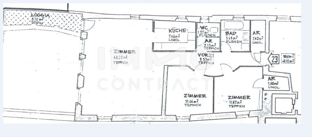 ++grozgige 3-Zimmer Wohnung im Zentrum von Linz++ /  / 4020 Linz / Bild 4