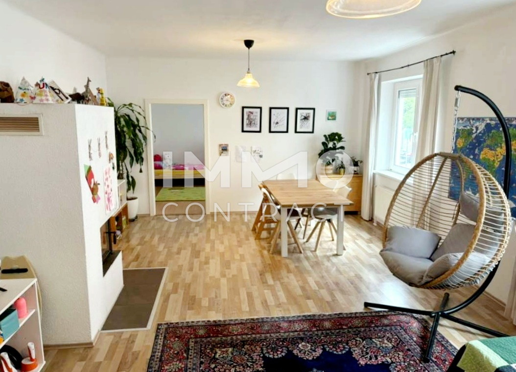 Große, helle 3-Zimmer-Terrassenwohnung mit Gemeinschaftsgarten in Ruhelage mitten im Zentrum